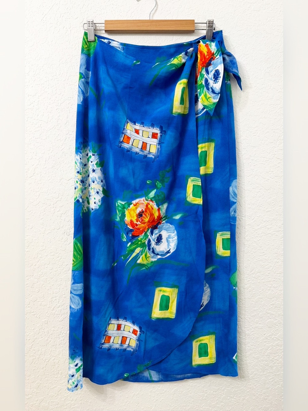 Jams World Bludrangea Skirt Hawaiian Sarong - M